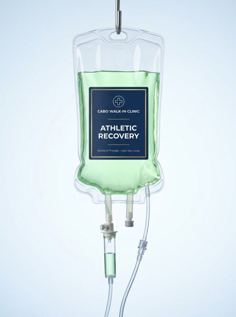 Athletic Recovery IV drip at Cabo Walk-In Clinic, Cabo San Lucas