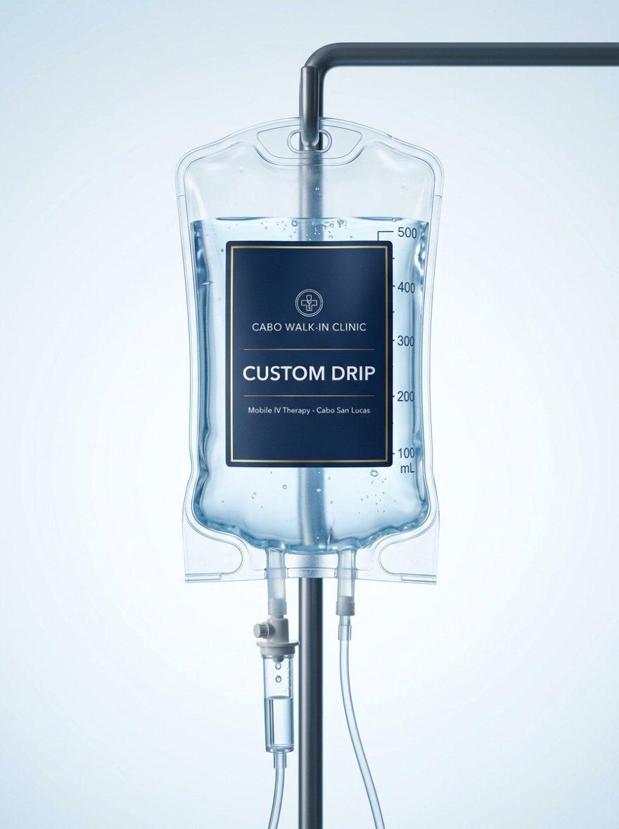 Strep throat treatment for a tourist at a Cabo San Lucas walk-in clinic