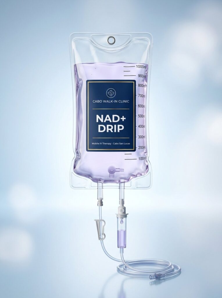 NAD+ IV drip at Cabo Walk-In Clinic, Cabo San Lucas